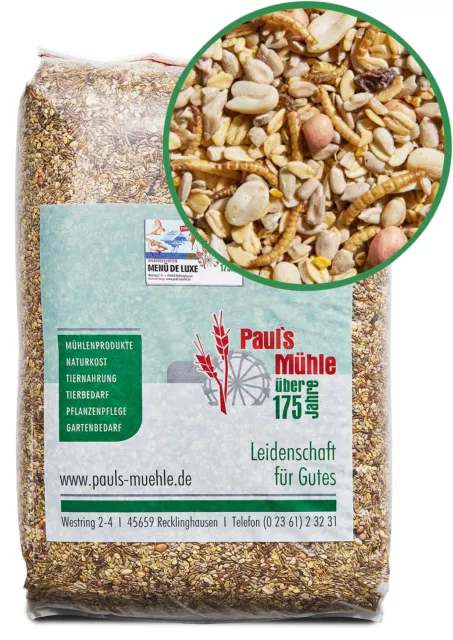 Vogelfutter Wildvogelfutter Deluxe Premiumqualität von Paul's Mühle