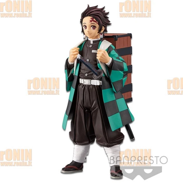 Bandai Tanjiro Kamado III [Ver. A] - Statuina Q Posket Mini 13 Cm Con Carta Collezionabile Inclusa - 2