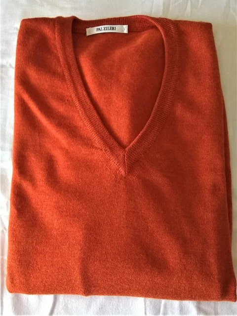 MAGLIONE UOMO PAL ZILERI (Nuovo) Taglia 54 Collo a V Alta Moda