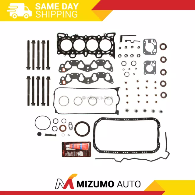 Full Gasket Set Head Bolts Fit 92-95 Honda Civic Del Sol 1.5 1.6 D15Z1 D16Z6