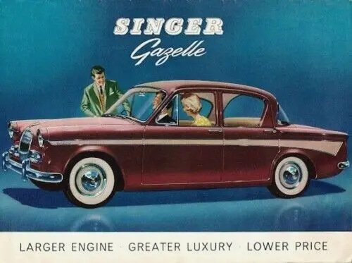 Singer Gazelle Series IIIC 1600 Saloon 1961-63 UK Market Sales Brochure