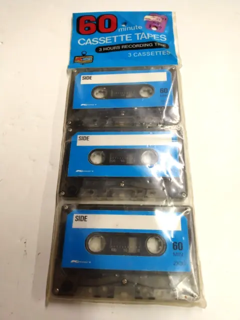 Blank Audio Cassette Tape - 60 Min. High Performance Type II Bulk No Label