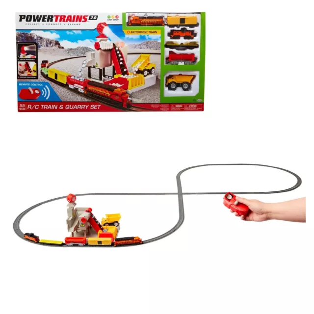 Power trains pista treno locomotiva gioco giocattolo per bambini radiocomandato