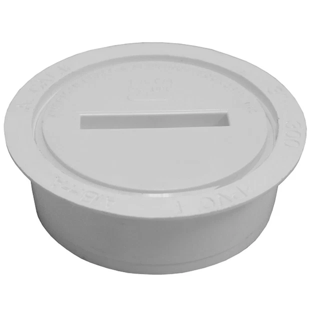 Jones Stephens C60007 3 PVC SNAP Inch Cleanout - White