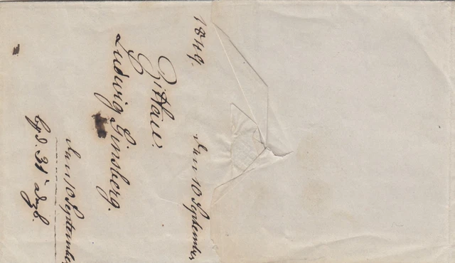 Brief von Zittau Sachsen nach Herrnhut 10.9.49 2