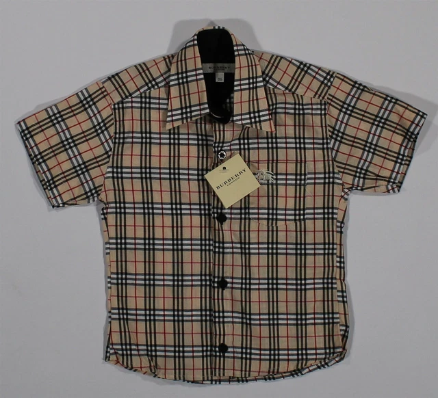 Burberry Boys Multicoloured Basic Dress Shirt Size 86