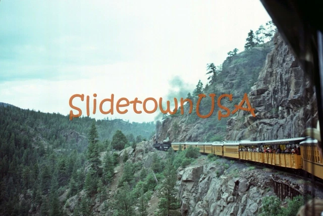 Vtg 1975 Orig Photo Train Slide Denver & Rio Grande Western D&RGW RR X1O076