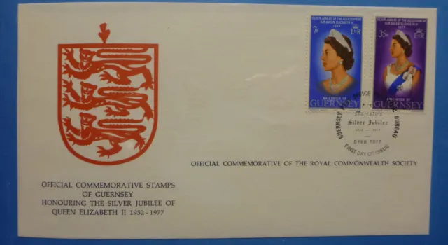1977 Rcs Qeii Silver Jubilee First Day Cover- Guernsey