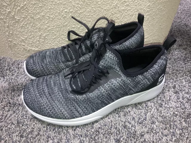 Skechers S Sport Womens F190-2 Marled Mesh Sneakers Shoes Black Gray Size 7.5