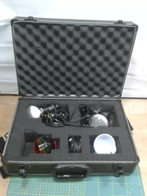 Portaflash Studio Lighting Spares with case.