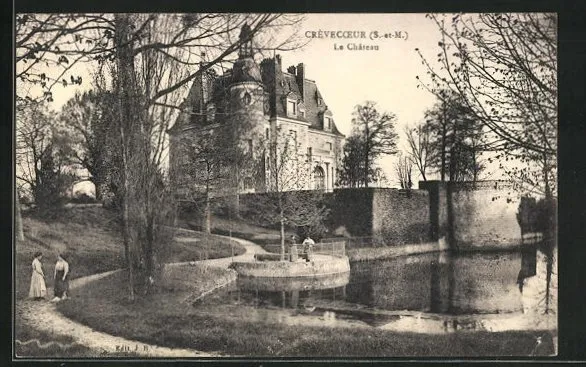 CPA Crévecceur, Le Chateau