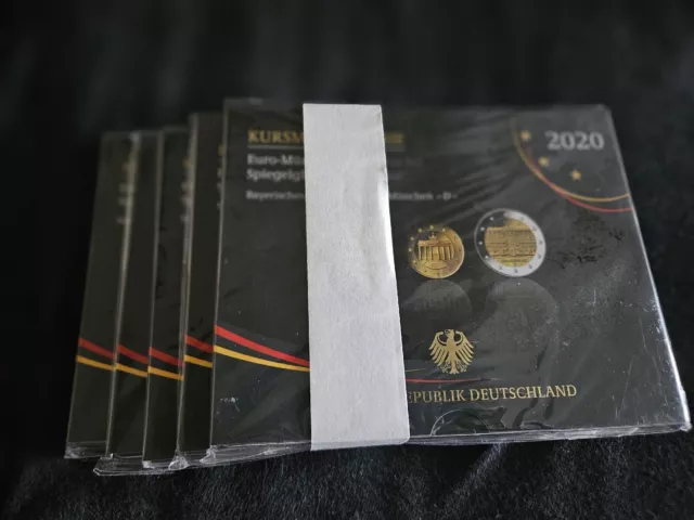 BRD Deutschland Euro KMS/ Kursmünzensätze 2020 ADFGJ alle Prägest. PP