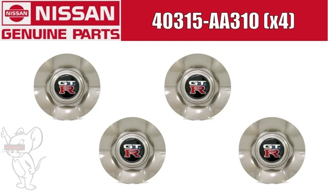 NISSAN GTR GT-R R34 BNR34 Wheel Center Cap 4Qty Set OEM JDM Japan EUR ...