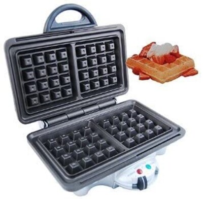 villaware uno reversible belgian & heart waffle maker