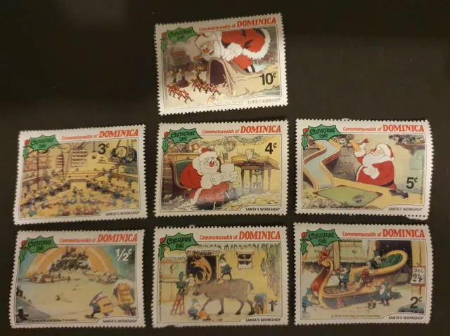 Dominica Christmas Disney 1981 7 x MNH SG 754-760