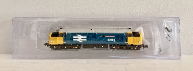 GRAHAM FARISH N Gauge Class 37 37588 BR Large Logo Blue - DCC Ready £ ...