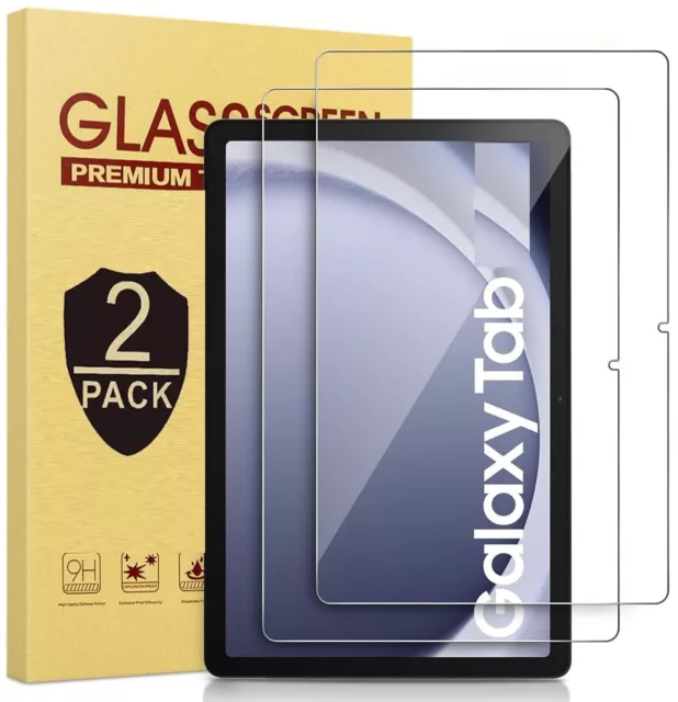 2PCS HD Clear Tempered Glass Screen Protector For Samsung Galaxy Tab Tablet