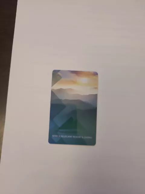 Seneca Allegany Resort & Casino Hotel Room Key Card Mountains Hills Clouds Sun