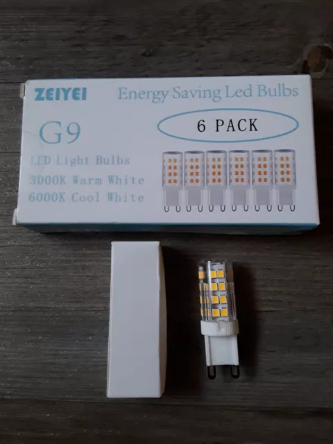 G9 LED Birne warmweiß 5W=40W G9 Halogen Kapsel Glühbirnen Energiesparend