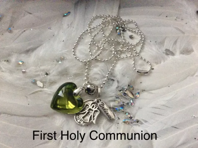 Code 531 First Holy Communion Charged n Infused Necklace Archangel’s