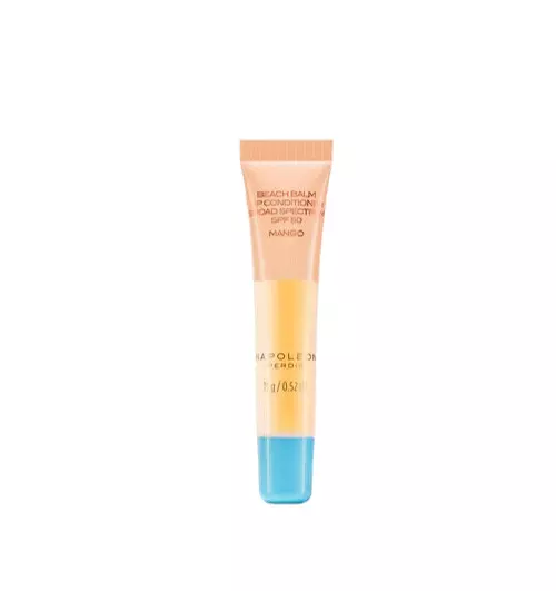 Napoleon Perdis Beach Balm Lip Conditioner Broad Spectrum SPF 50 - Mango - unbox