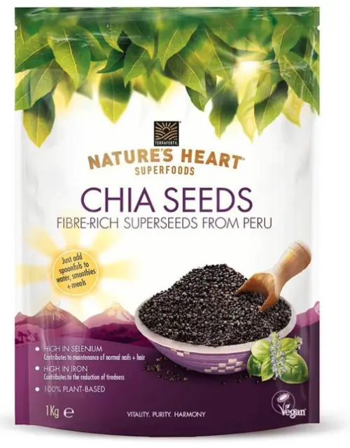Terrafertil Nature's Heart Chia Seeds, 1kg