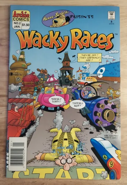 Hanna-Barbera Presents #7 Wacky Races "Desert Victory" Newsstand 1996