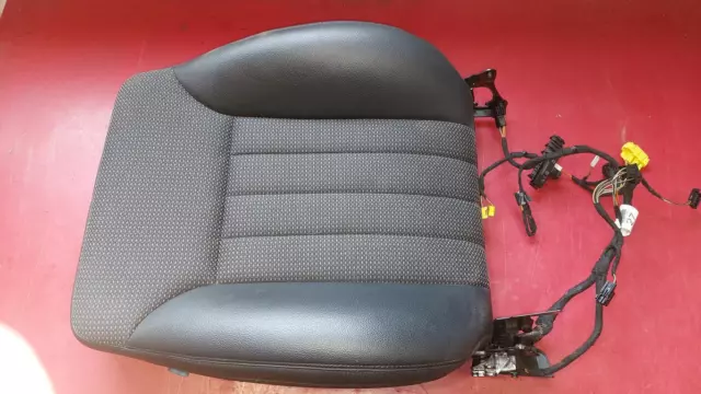 Funda de Asiento Calefacción Parcialmente Piel Tela Negro Derecho Mercedes W164