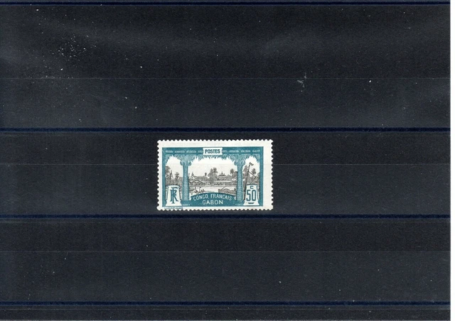 Timbre Gabon France Colonie 1910 N°44 Neuf* Mh