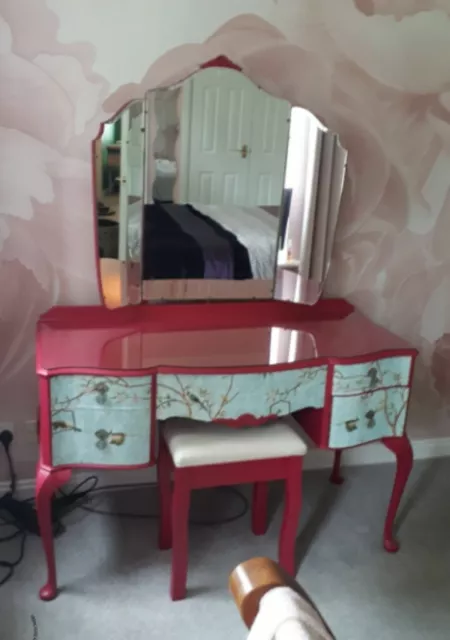 French Style Dressing Table Painted Upcycled Furniture Commissions Available.