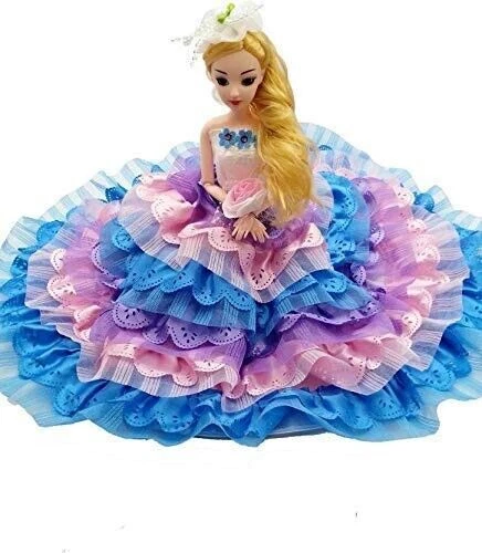 Poupée Barbie de mariage pour fille, jouet avec belle robe Freel (multicolore)
