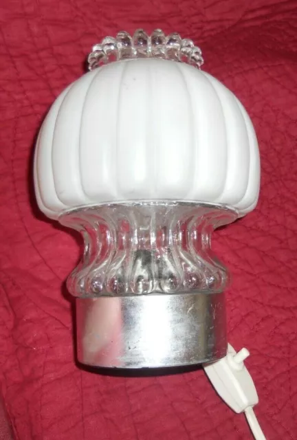 Ancienne Lampe De Bureau Chevet Design Forme Champignon Meduse ? Annee 70-80 ?