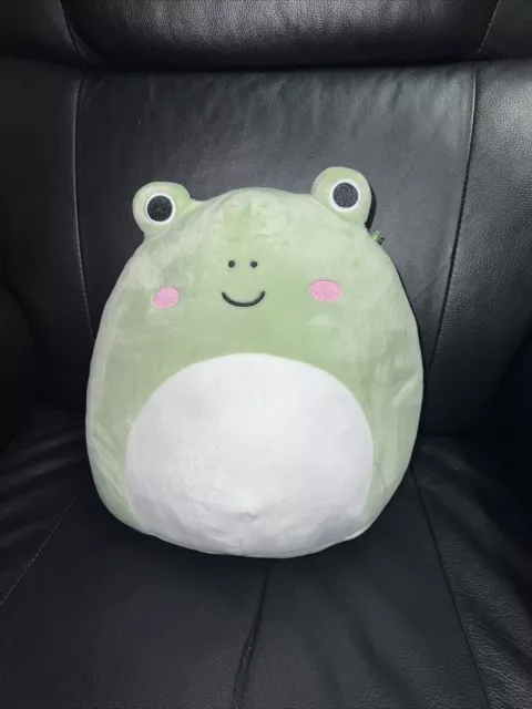 NEW SQUISHMALLOW WENDY Green Frog w Red Eyes Kellytoy NWT Large 14” +  $27.99 - PicClick