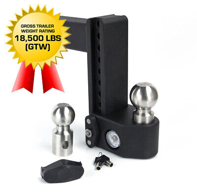 WeighSafe SWS8-2.5 8" Steel Drop Hitch 2.5" Receiver TONGUE WEIGHT 18,500LBS GTW