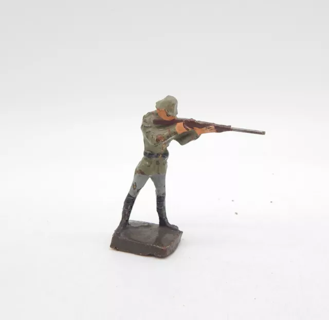 Lineol Soldat mit Gewehr - Vintage