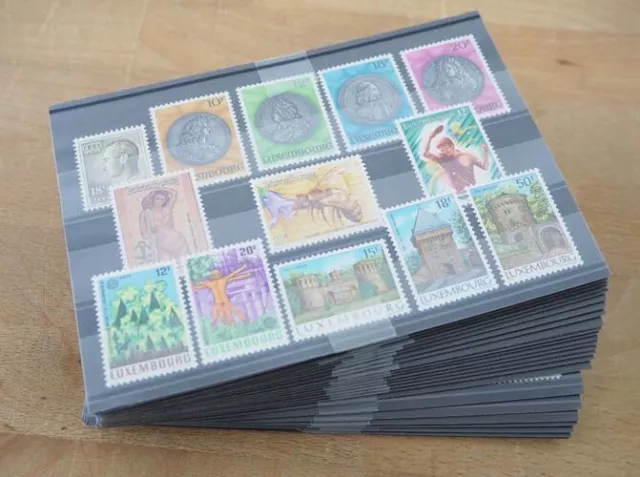 1986 Luxemburg; 25 Jahrgänge ohne MiNr. 1156/57 (ME 0,8?), **/MNH, ME 887,-