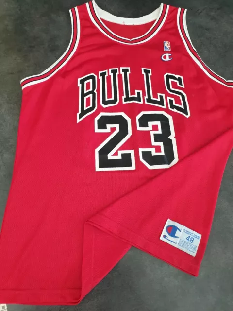 MAILLOT OFFICIEL Michael Jordan 1991/92 Champion AUTHENTIC NBA Chicago Bulls 48