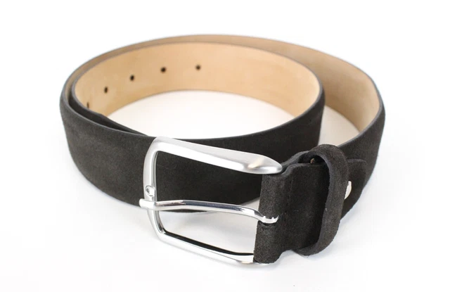 Cintura Springfield Uomo In Pelle Sintetica | Colore Marrone Scuro | Chiusura Classica, Larghezza Standard