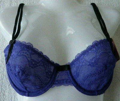 VS devant fermer légèrement doublé Demi Soutien-gorge NEUF Taille 36b Superbe Sarcelle 