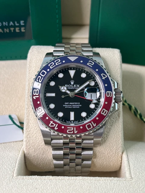 Rolex GMT Master II Pepsi 126710BLRO Jubilee 07/2022 Rolex GMT Master II Pepsi 126710BLRO Jubilee 07/2022