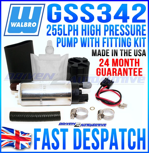 thumbnail image 2 of Genuine Walbro 400 LPH In-Tank Fuel Pump For BMW E36 320i, 323i, 325i, 328i, M3 3.2 – GST400-002 2 of 6