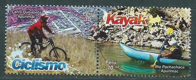 Peru Post 2017 Yvert 2155/56 MNH Sport Von Adventure