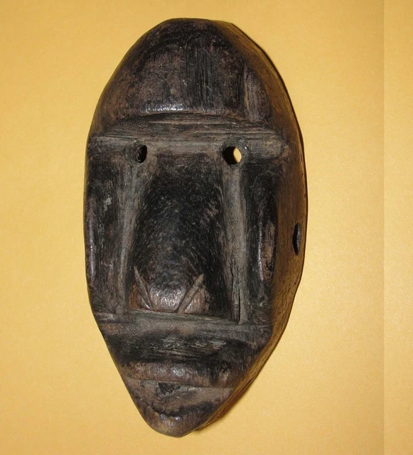 African Masque Tribal Dan Guerre Passport Mask Baule / Ivory Coast Liberia Art