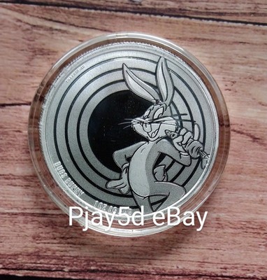 Moneta ARGENTO 1 OZ ARGENTO 999 Samoa 2022 LOONEY TUNES ™ Bugs Bunny ™ St/Bu 