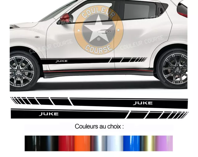 2 X Bandes Stripe Pour Nissan Juke Deco Auto Autocollant Sticker Bd546