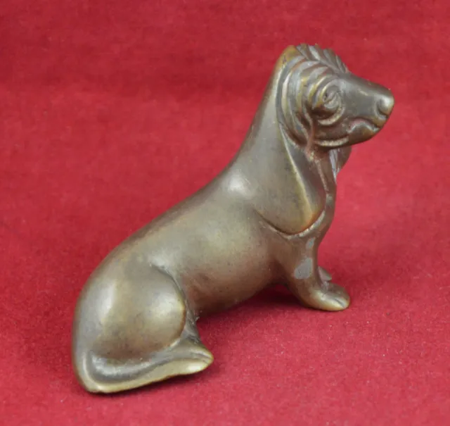 Vintage Brass Basset Hound Figurine