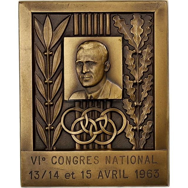 MÉDAILLE VINTAGE CONGRÈS Géologique International Paris 1980 ancien