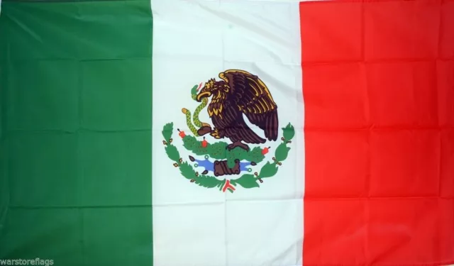 MEXICO FLAG 3X2 feet 90cm x 60cm FLAGS MEXICAN