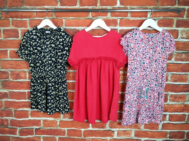 Girls Bundle Age 7-8 Years Zara Next M Ware/House T-Shirt Dress Playsut 128Cm