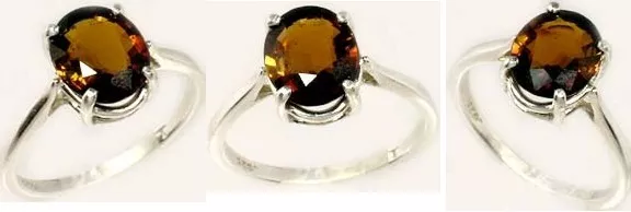 Russian Andalusite Ring 1¾ct Multi-Color Antique 19thC Knights Templar Malta Gem